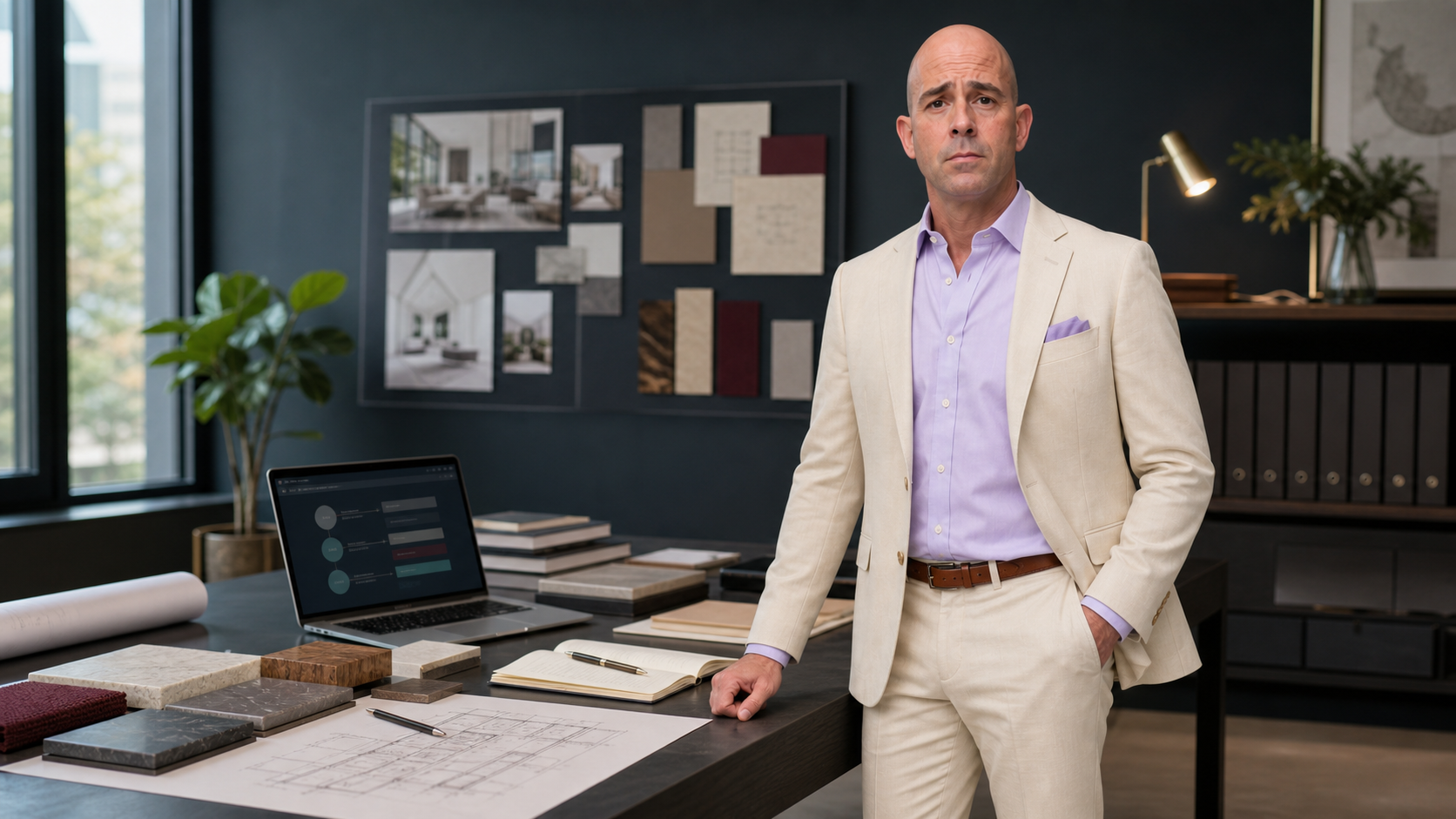 Joshua representing Live Consulting in a refined architecture and design sales environment